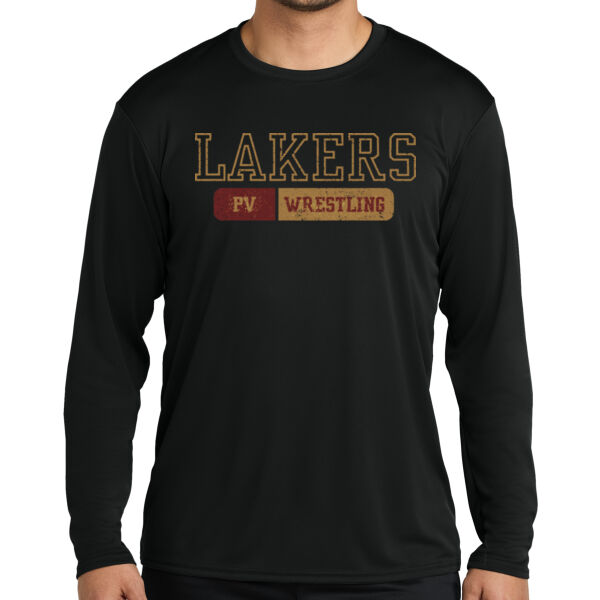 Lil Lakers Wrestling #1 - Long Sleeve Performance Tee Thumbnail