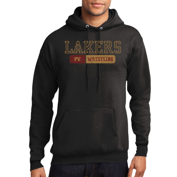 Lil Lakers Wrestling #1 - Core Fleece Pullover Hooded Sweatshirt Thumbnail