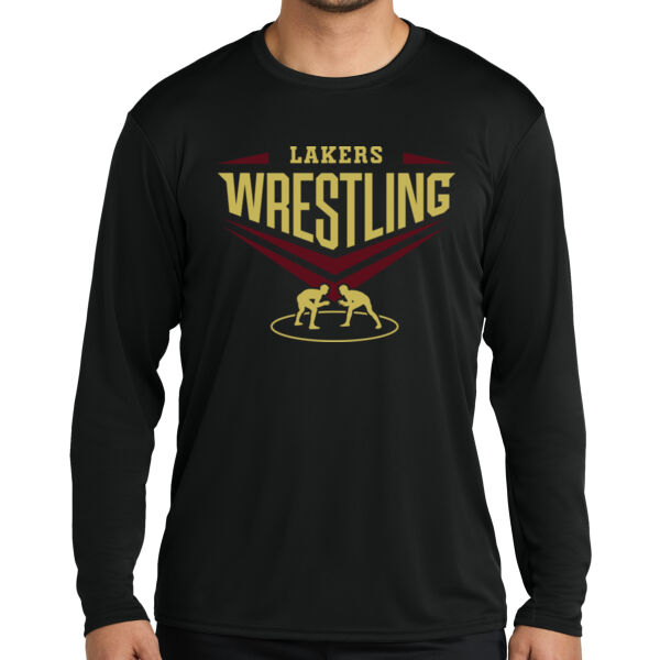 Lil Lakers Wrestling #2 - Long Sleeve Performance Tee Thumbnail