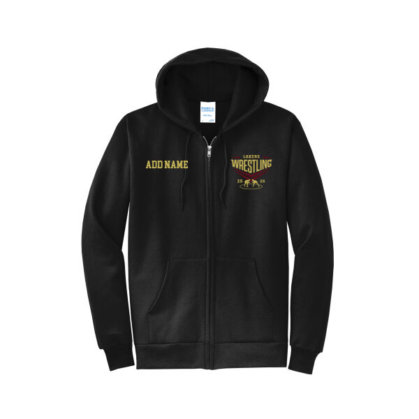 Lil Lakers Wrestling #2 - Core Fleece Full Zip Hooded Sweatshirt Thumbnail
