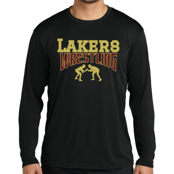 Lil Lakers Wrestling #3 - Long Sleeve Performance Tee Thumbnail