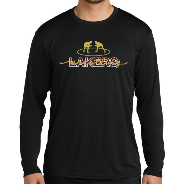 Lil Lakers Wrestling #4 - Long Sleeve Performance Tee Thumbnail