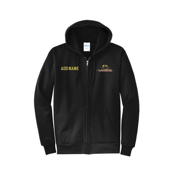 Lil Lakers Wrestling #4 - Core Fleece Full Zip Hooded Sweatshirt Thumbnail