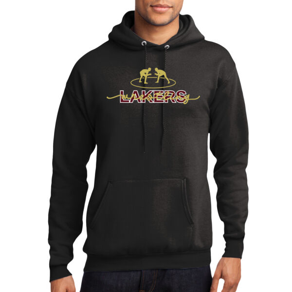 Lil Lakers Wrestling #4 - Core Fleece Pullover Hooded Sweatshirt Thumbnail