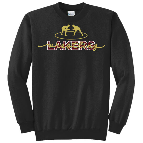 Lil Lakers Wrestling #4 - Core Fleece Crewneck Sweatshirt Thumbnail