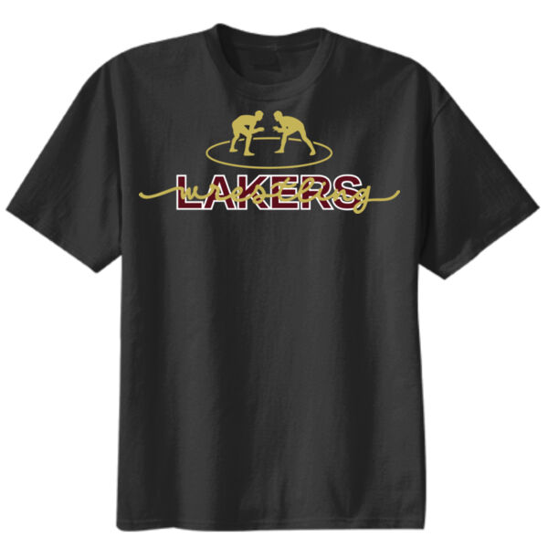 Lil Lakers Wrestling #4 - Youth Core Blend Tee Thumbnail